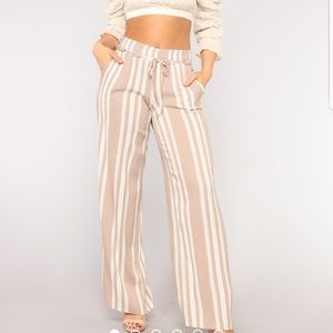 Mid rise print pants